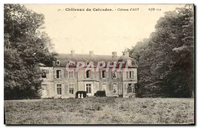 Zamek w AGY — Calvados — seria 32, wydawca A. Dubucq, nr A+D 172