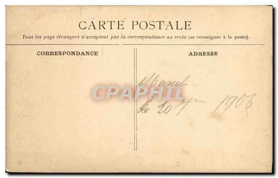 Asnelles — Tempestade do 30 de setembro de 1905 — Dique rompido — C B. PHOTO PARIS — Verso