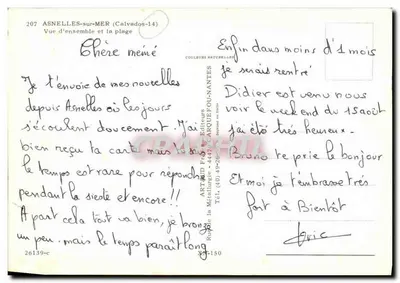 Asnelles-sur-Mer — visão geral e praia — Art & Metalurgia, Nantes — Verso