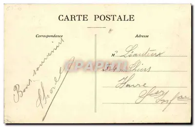 Argences (Calvados) — Chalet das Bruyères — M. Gourmez, Proprietário — Verso