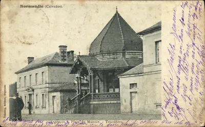 Argences (Calvados) — Praça do Manoir — editor Rebourrg