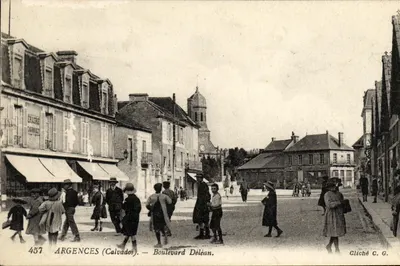 Argences (Calvados) — Boulevard Déléan — Cliché C. G.