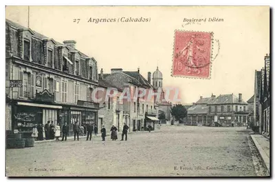 Argences (Calvados) — Boulevard Déléan — E. Féron, editor, Caen
