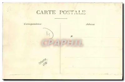 Bilhete postal antigo Argences La Tuilerie Vista geral — Verso