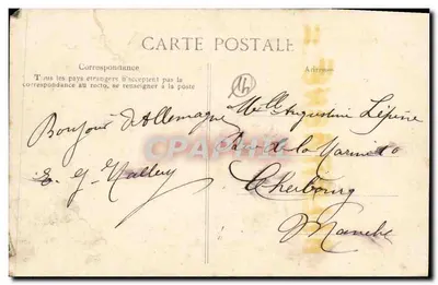 Environ de Caen — Promenade en bateau sur l'Orne — Éditeur LA NORMANDIE, n° 1175 — Verso