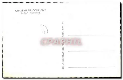Zamek w Coupigny — Airan (Calvados) — zdjęcie Normandia, Caen — Rewers