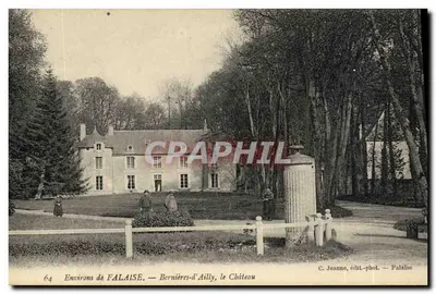 Bernières-d'Ailly — Zamek — otoczenie Falaise — C. Jeanne, wydawca-fotograf — Palaise
