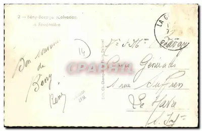 Bény-Bocage (Calvados) — La Ferronnière — Ch. Champfosal — Achterkant