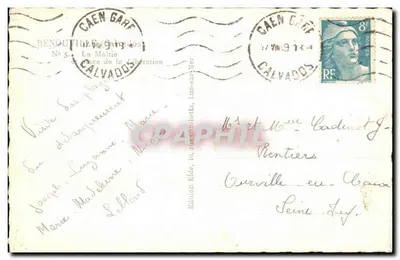 Prefeitura de Benouville — editor Elde, n°5 — Verso