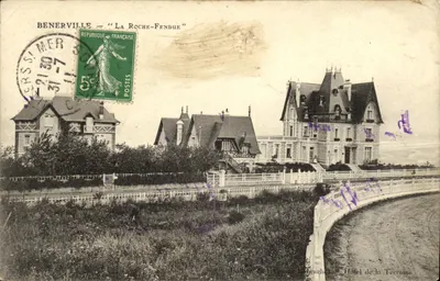 Benerville-sur-Mer — 'La Roche-Fendue' — Hôtel de la Terrasse — Édition de l'Exigence Barchelet