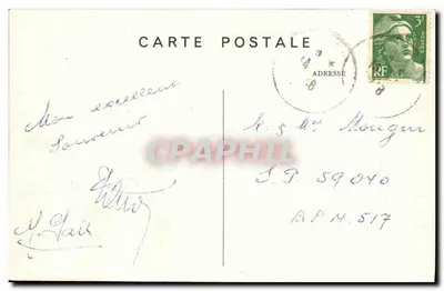 Bernières (Calvados) — Débris de bateaux ayant servi au débarquement des troupes alliées en juin 1944 — Rep. int. — Verso