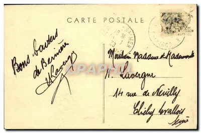Bernières-sur-Mer (Calvados) — Plaża — Strona wschodnia — Combier Imp. Macon — Rewers