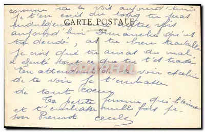 Bernières-sur-Mer — La Cassino — Editor: Edouard Alle, Douvres — Verso