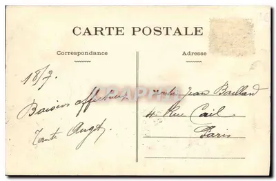 Bernières-sur-Mer — O Café Dupont — editor G. Cognacq & L. Béchard — Verso