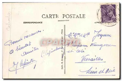 Rondom CARTIGNY-L'EPINAY - Het Kruisweg van Baynes — Coll. Ravanel — Achterkant