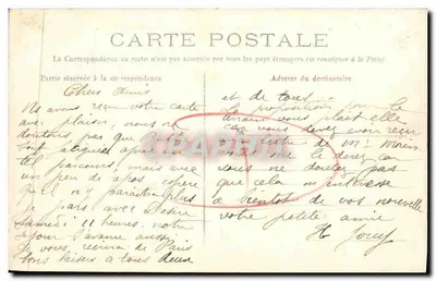 Banneville-la-Campagne (Calvados) — Het Vijver van het Kasteel van Manneville — L.D. — Achterkant