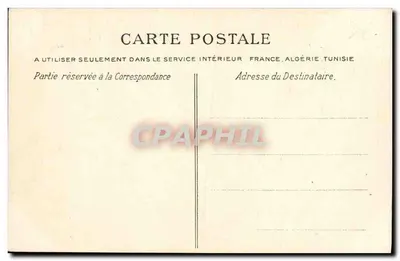 CAEN — Zamek Balleroy — Stara pocztówka — Rewers