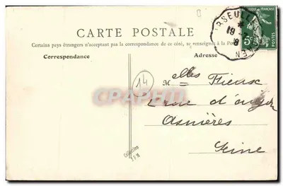 Bernières-sur-Mer (Calvados) — De Plage à marée basse — B.F. Paris — Achterkant