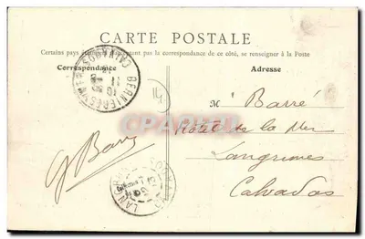 Bernières-sur-Mer (Calvados) — Zamek — Wielka Trawa — B.F., Paryż — Rewers