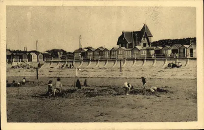 Bernières-sur-Mer — A Praia, lado Oeste — Fot. Dombour-Wazén