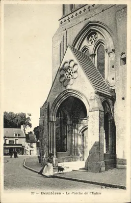 Bernières — O Portal da Igreja — B.F., Paris 852