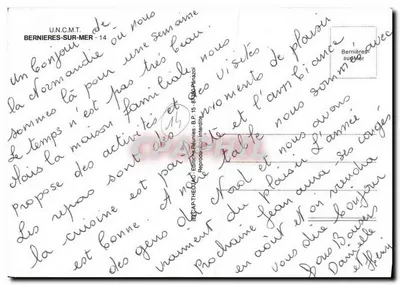 Bernières-sur-Mer — widok więzienia i parku — Éditions Réunies B.P. 15 - 83800 Palavas — Rewers