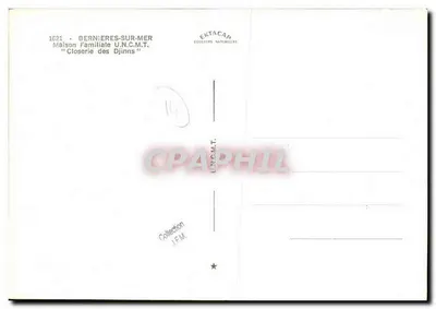 Bernières-sur-Mer — Casa Familiar U.N.C.M.T. "Closerie des Djinns" — EKTACAP — Verso