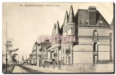 Beuzeval (Calvados) — Hotel de la Mer — Editor: Berthelot, Allis, Garn. Dijon — N° 360