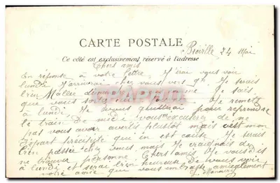 Beuzeval-sur-Mer — Le Drochon — J. Drochel, uitgegeven door Cian. Ingeleverd — Achterkant