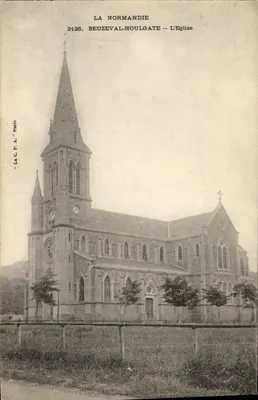 Beuzeval-Houlgate — A Igreja — C.P.A. Paris