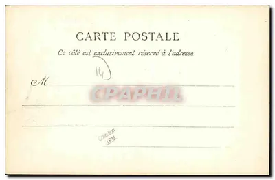 Beuzeval-Houlgate — A Igreja — C.P.A. Paris — Verso