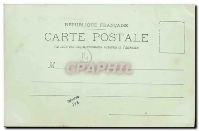 Casa Alfred e Casa Evangélica em Beuzeval-Houlgate — editor desconhecido, número de série não visível — Verso