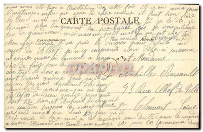 BIEVILLE — Pałac Ou treval — Zamek Calvados — Rewers