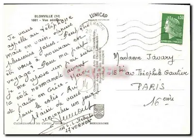 Blonville-sur-Mer — luchtfoto — Compagnie des Arts Pl. — Mexichrome — Achterkant