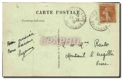 La Boissière — Katedra — Phototype Dessix, Paryż — Rewers