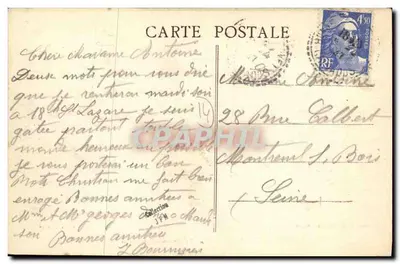 BONNEVILLE-la-LOUVET — Der Kriegerdenkmal — Édite Papin — Rückseite