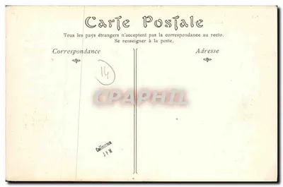 Bonneville-la-Louvet — Das Priory von Mont Fouqueran — unbekannter Verlag, Nr. 352 — Rückseite
