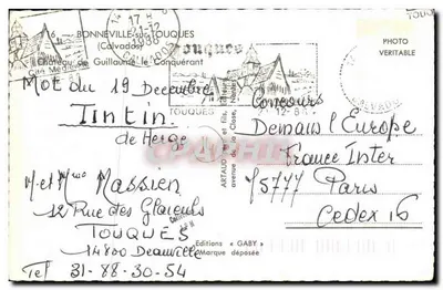Zamek Guillaume-le-Conquérant — Touques (Calvados) — SABY — Rewers