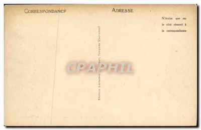 Bonneville-sur-Touques — Entrada de la Torre del Castillo de Guillermo el Conquistador — Edición Librería Mabrunot, Touques — Reverso
