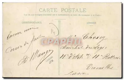 Les Charteaux - BRANVILLE (Calvados) — wydawca nieczytelny, numer serii nieczytelny — Rewers