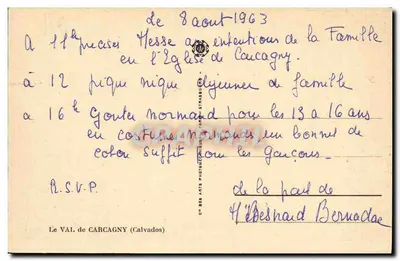 Casa de madera tallada — Le Val de Carcagny — C.H. Bertrand Bernadae — Reverso