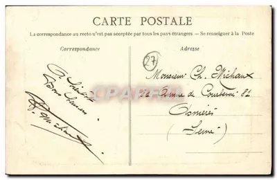 Caumont, perto de Harcourt, Calvados — Les bords de l'Orne — A.D. — Verso