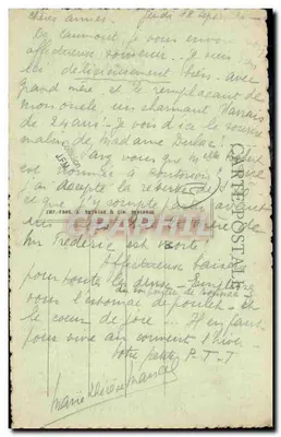 Caumont l'Eventé - Praça St-Clair — editor J.F. Thiria & Cie, Toulouse — Verso