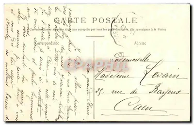 Caumont-l'Éventé — O Hotel de Ville — A. Bongiard, editor — Verso