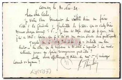 Villa em Cernay — vista da fachada — Graphiphil — Verso