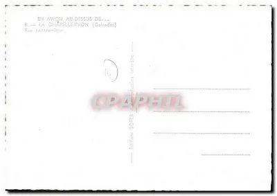 La Chapelle-Yvon — Widok panoramiczny z lotu ptaka — Wydawnictwo SOFER — Rewers