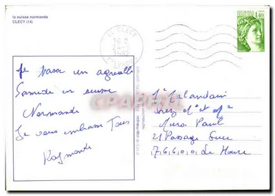 Clecy — Casa familiar de férias — editor não visível — Verso