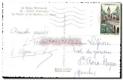 Most i skały Parków — CLECY (Calvados) — Wydawnictwo GABY — Rewers
