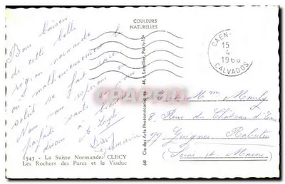 लेस रोचर्स डेज़ पार्क्स एट ले वियाडुक — क्लेसी — सी डेज़ आर्ट्स फोटोमेकैनिक्स — पीछे