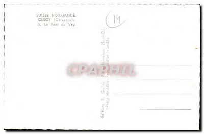 Clecy (Calvados) — Most Vey — Wydawnictwo R. Gullot — Rewers